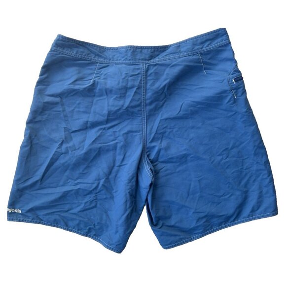 Patagonia 86769 Blue Minimalist Wavefarer Board Shorts Swim Surf Men's Size 36 - Picture 3 of 9